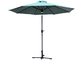 300x245cm 8 Rib Straight Pole Parasol Garden Paraplu met Bluetooth-Sprekerssysteem