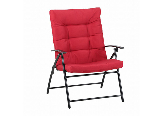 Gemakkelijk Carry Steel Folding Padded Chair-pvc bedekte Binnen met een laag