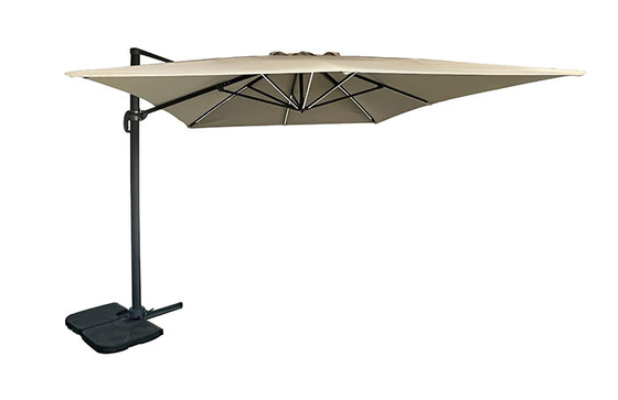 Aluminium 360 Graad die Roman Umbrella Adjustable With-LEIDENE Lichten roteert