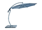 De aluminiumkromming compenseerde Openlucht Hangende Paraplu met Basisφ250x245cm Grootte