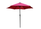 Het grote privé het embleem van Straw Large Outdoor Patio Umbrella Gemakkelijke Open Vouwen