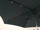 Staal 8 Parasol van de de Kolomzon van de Ribbentuin de Centrale met LEIDEN Licht